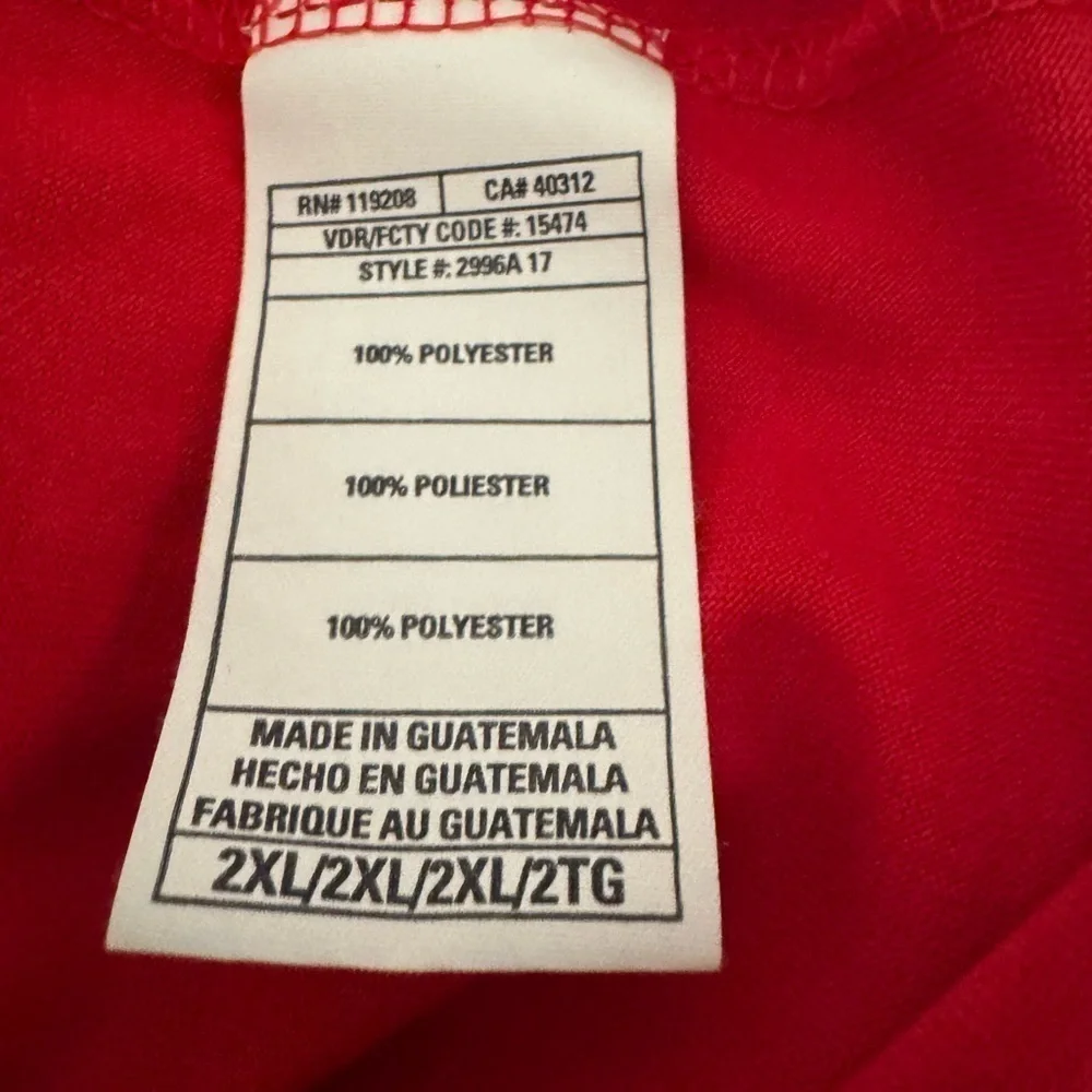 Adidas Washington Capitals Ultimate Tee Size 2XL